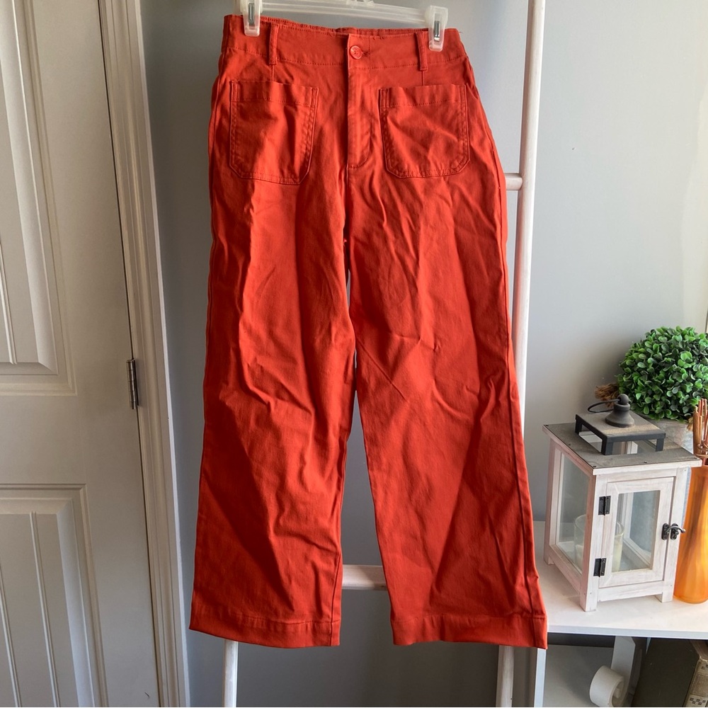 Bagatelle Women's Bright Orange Cargo Pants